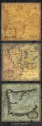 Властелин колец, Lord of the Rings, Карта, Триптих
